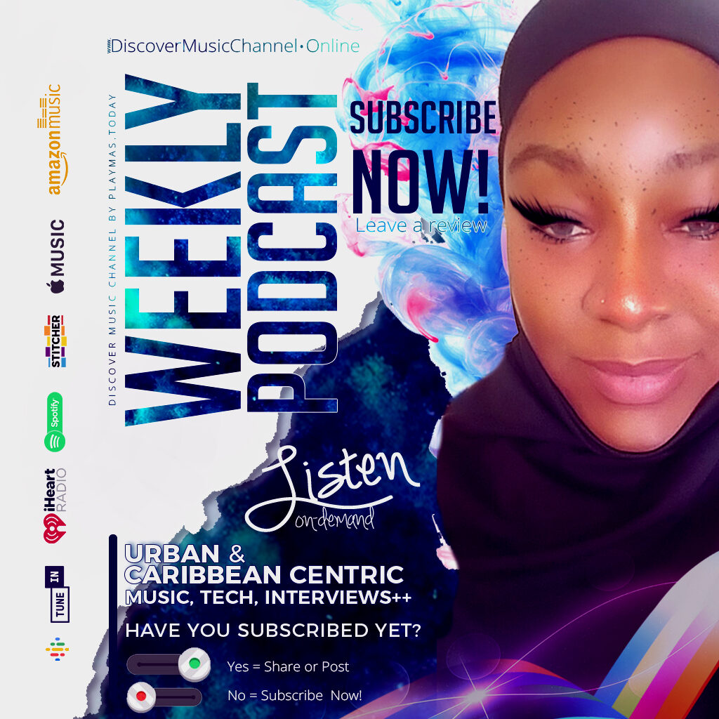 delivered with passion to inspire freedom. Subscribe to #beingAfricaAllah on Discover Music Channel by PlayMas.Today Urban, Caribbean and Talk (Tech and business) Subscription based $3 a month