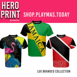 Celebrate your island  all year round with our Hero Print from the Lux Branded Collection by PlayMas.Today Request your hero print