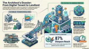 Who owns what. An infograph showing the pipeline of digital ownership.