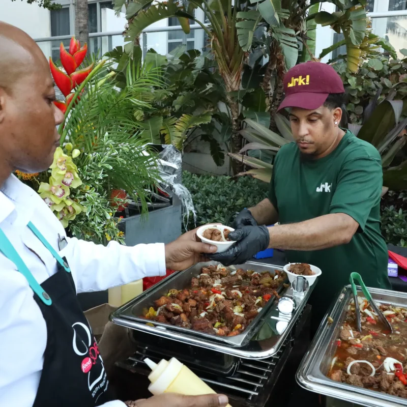 The Visuals of Black Excellence 📸 While we weren't on-site, the energy from The Cookout at the 25th Annual SOBEWFF® was too powerful not to share. These stunning captures by World Red Eye perfectly bottle the "top-tier" vibes, from Chef JJ Johnson’s culinary mastery to Fat Joe’s legendary poolside performance. We are proud to share these moments to help strengthen the cultural infrastructure of our community and support the next generation of hospitality leaders at FIU.