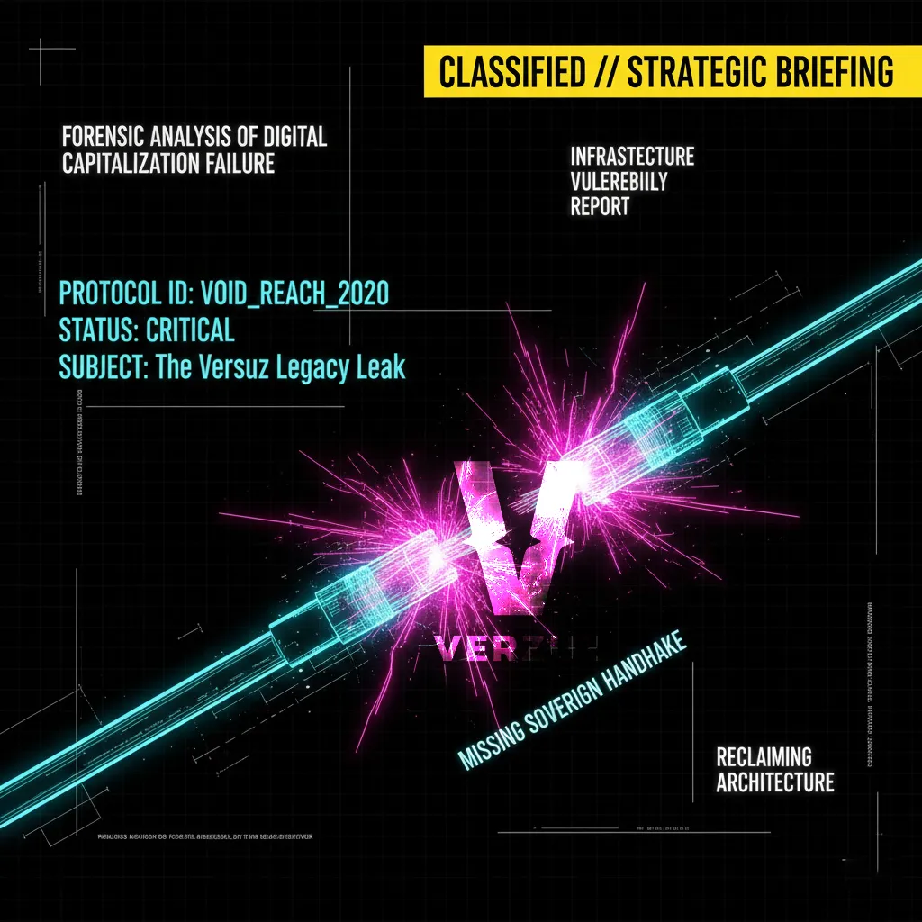 Forensic analysis of the Versuz digital capitalization failure during the 24-month pandemic simulation, highlighting the shift from platform tenancy to sovereign architecture.